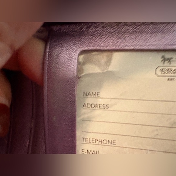 Coach Vintage Mauve Leather Wallet - Picture 3 of 5